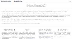 Desktop Screenshot of mosquitto.org