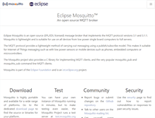 Tablet Screenshot of mosquitto.org